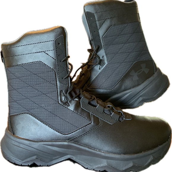 NWB Under Armour Men’s Stellar G2 Black Tactical Boots Sz 14 - Picture 7 of 11